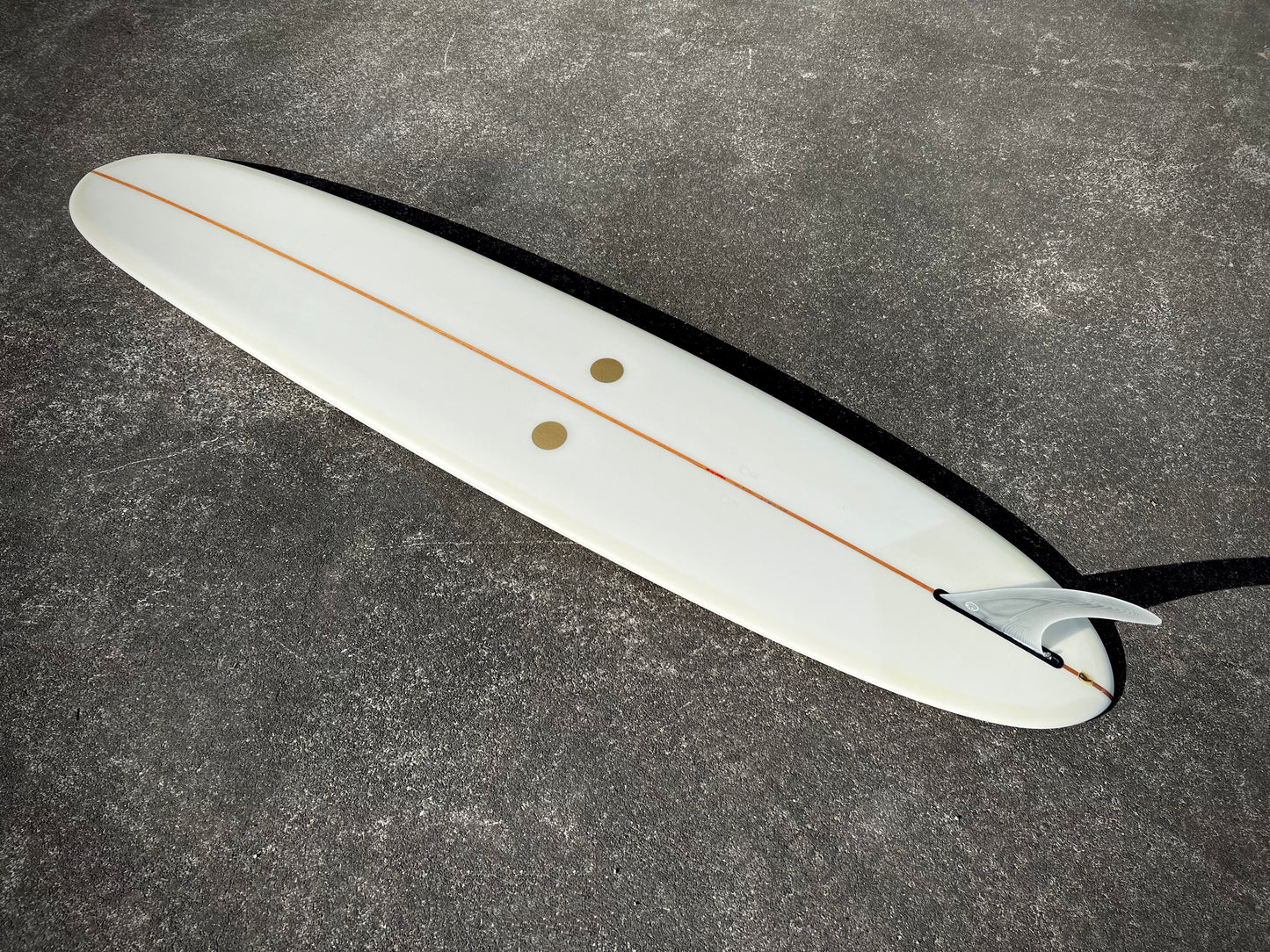 USED 9'7 Involvement Era Log | Pin Tail | Old Yellow Tint