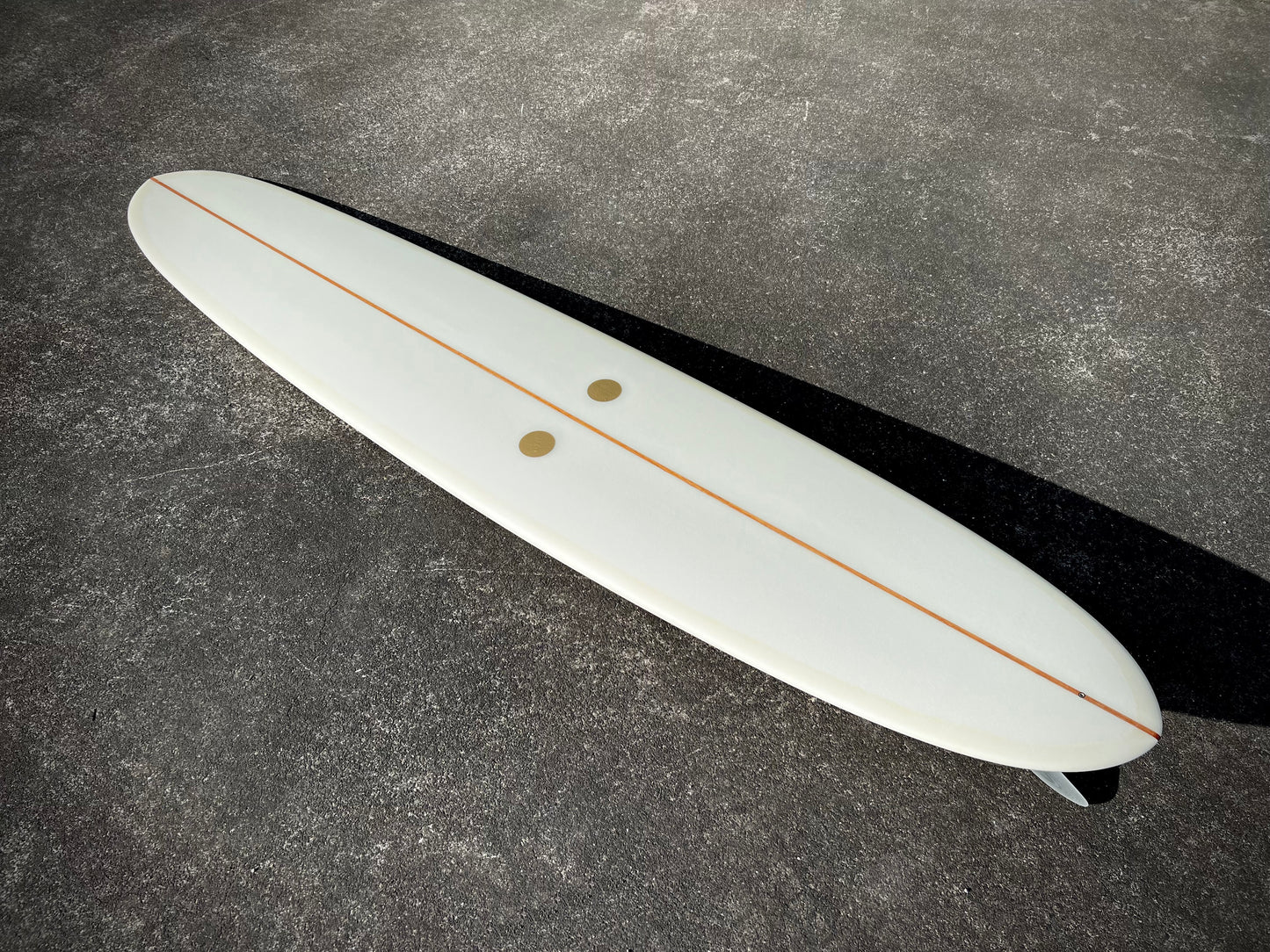 USED 9'7 Involvement Era Log | Pin Tail | Old Yellow Tint