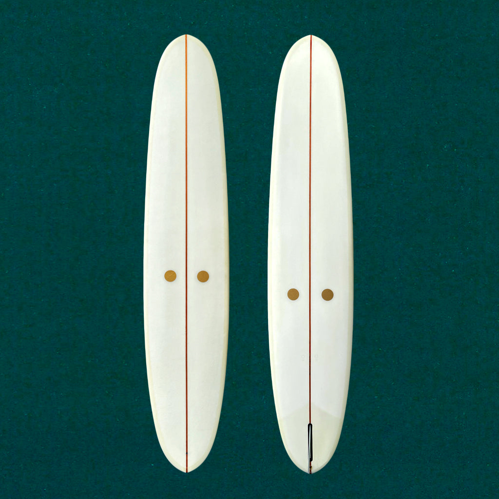 USED 9'7 Involvement Era Log | Pin Tail | Old Yellow Tint