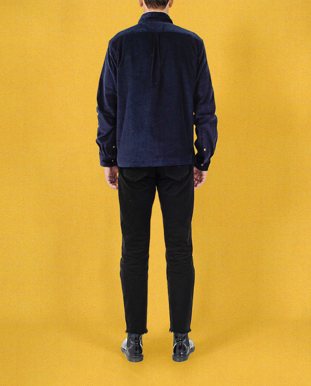 BIG SUN CORD SHIRT - NAVY