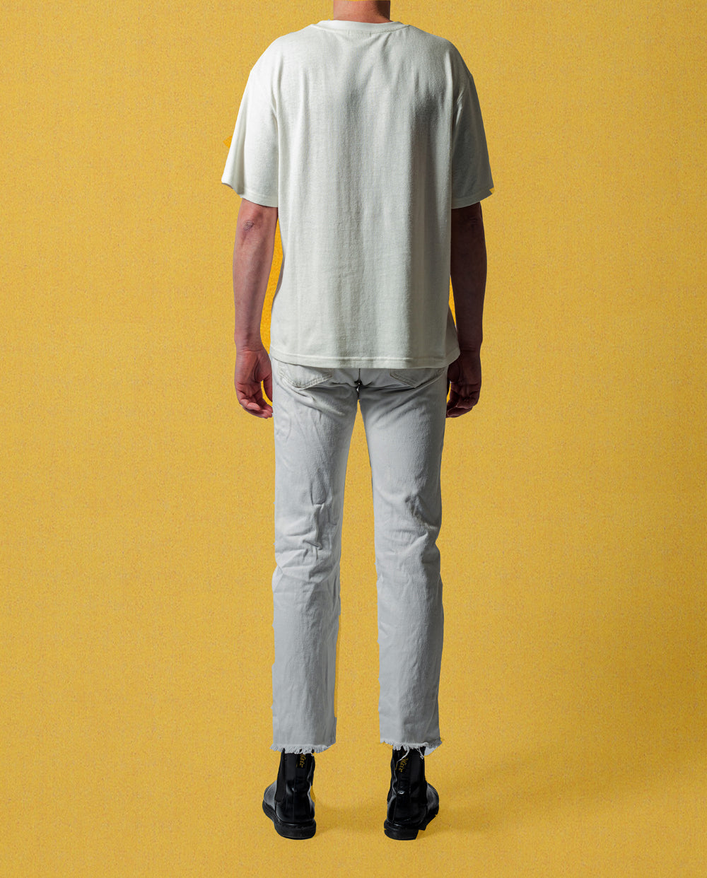 BIG SUN HEMP TEE - NAVY