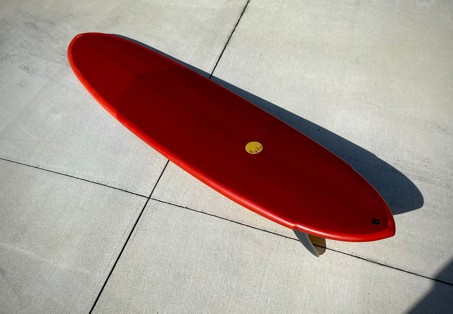 Used 7'2 Twin Pin Midlength - with Glass in 80's Twins