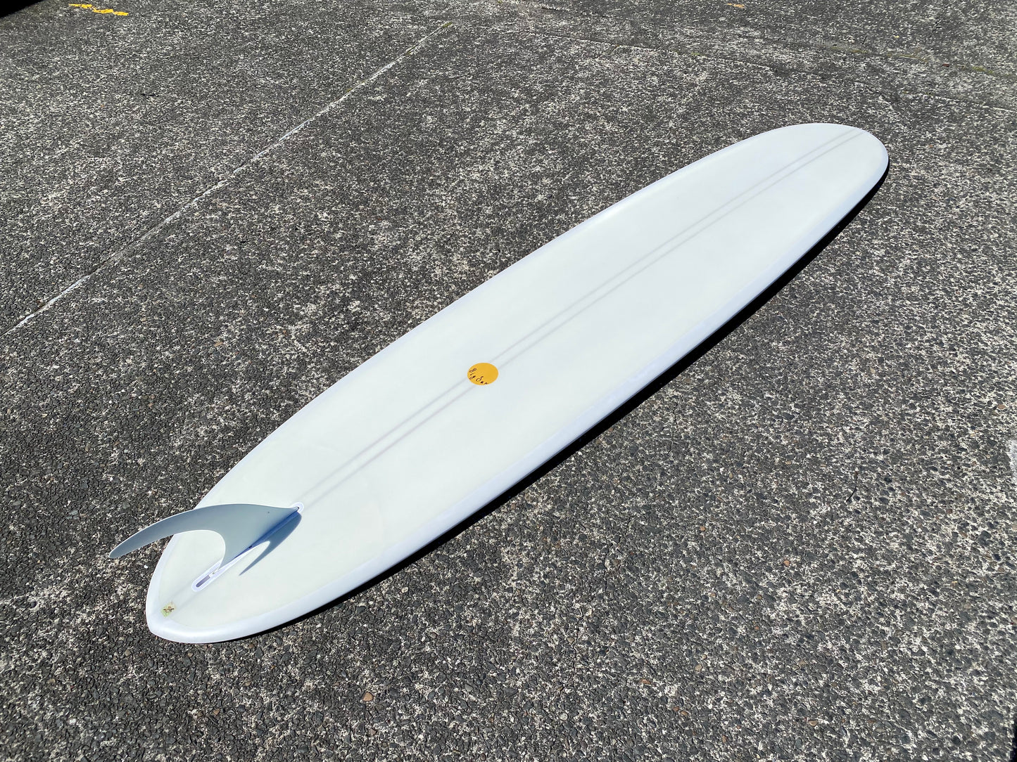 9'2 Hotdogger - White pigment double cedar stringer