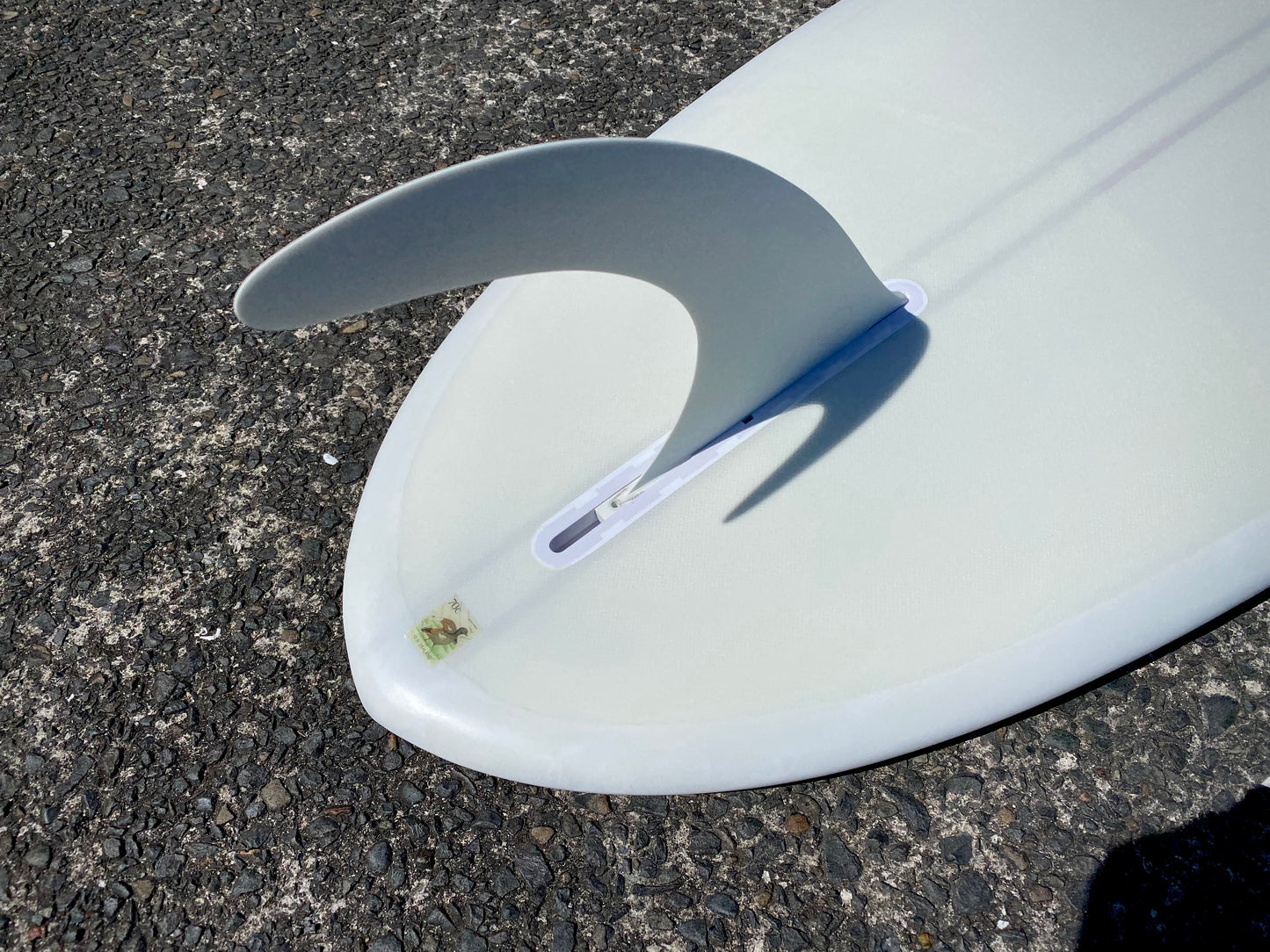 9'2 Hotdogger - White pigment double cedar stringer