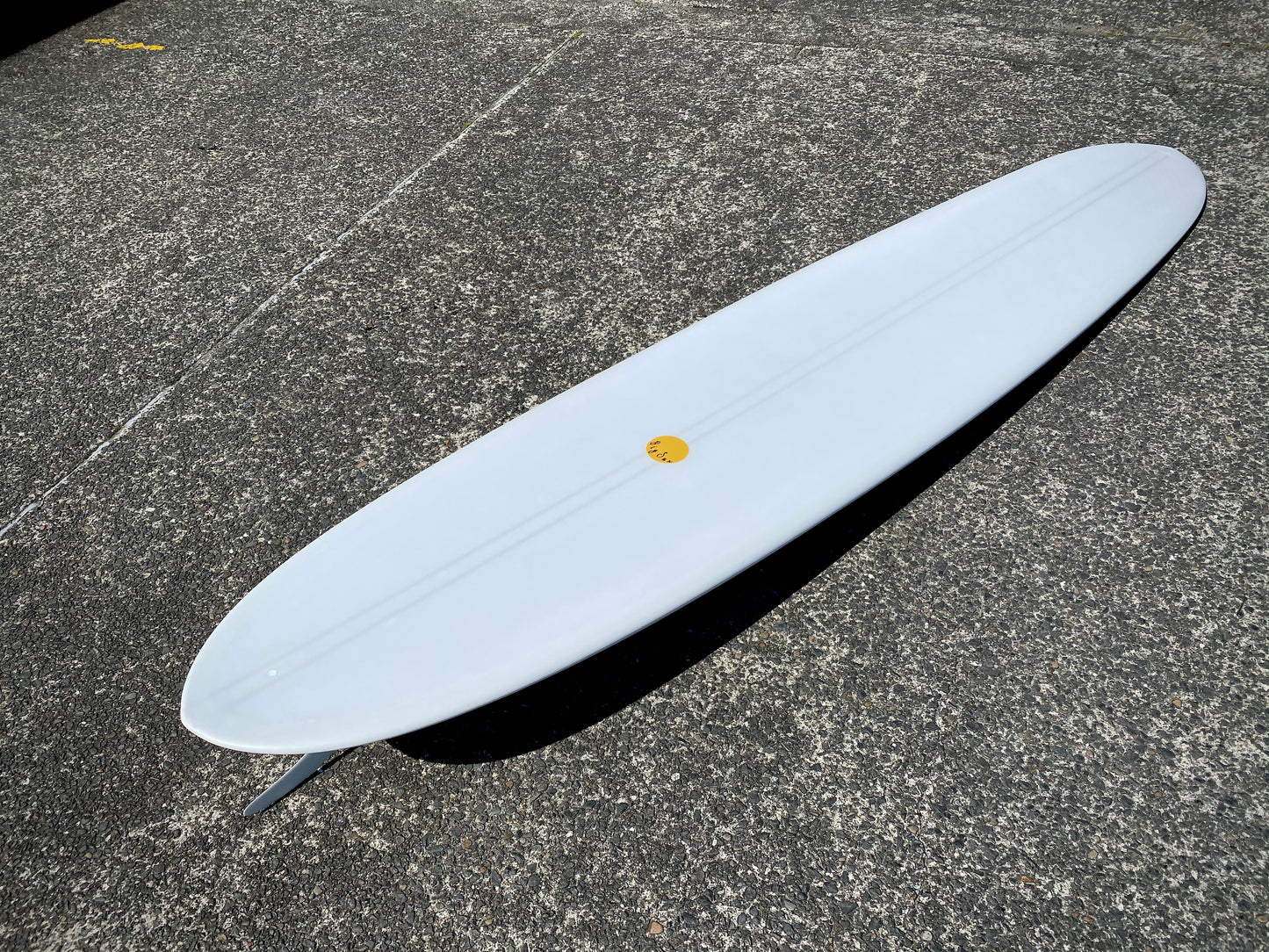 9'2 Hotdogger - White pigment double cedar stringer