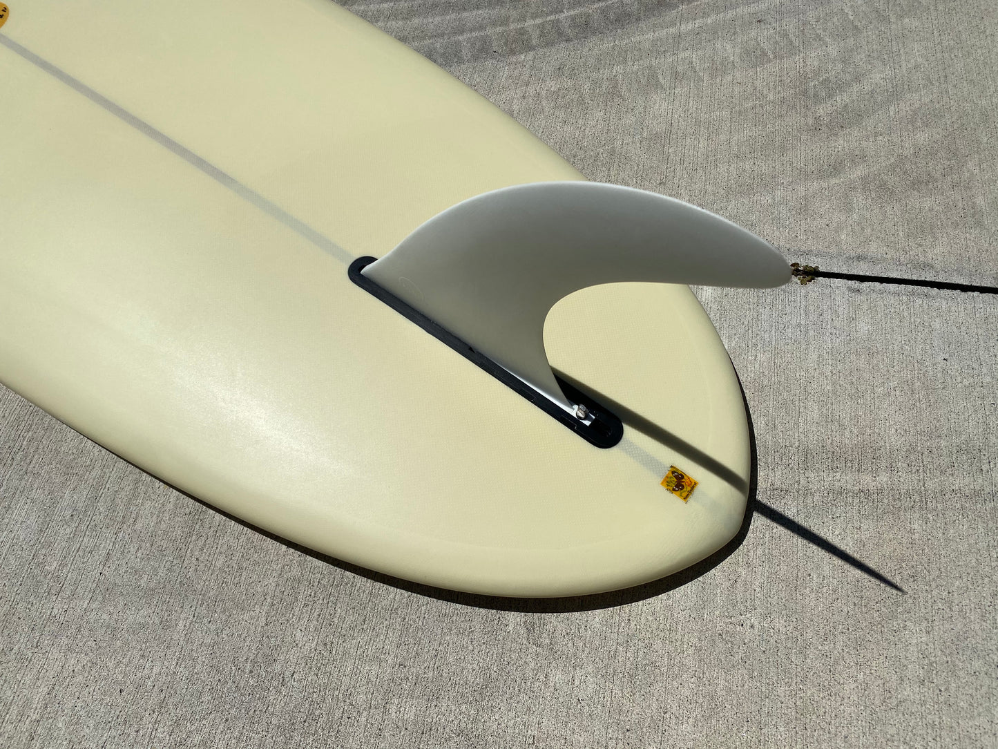 9'4 Hotdogger - Yellow pigment pin tail