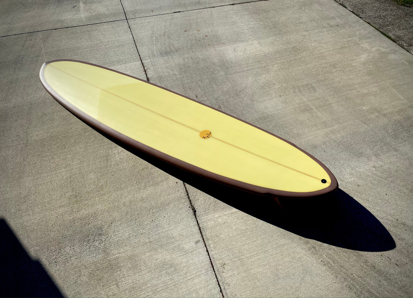 Used 7'8 Twin Pin Midlength - Two Tone with Glass in 80's Twins