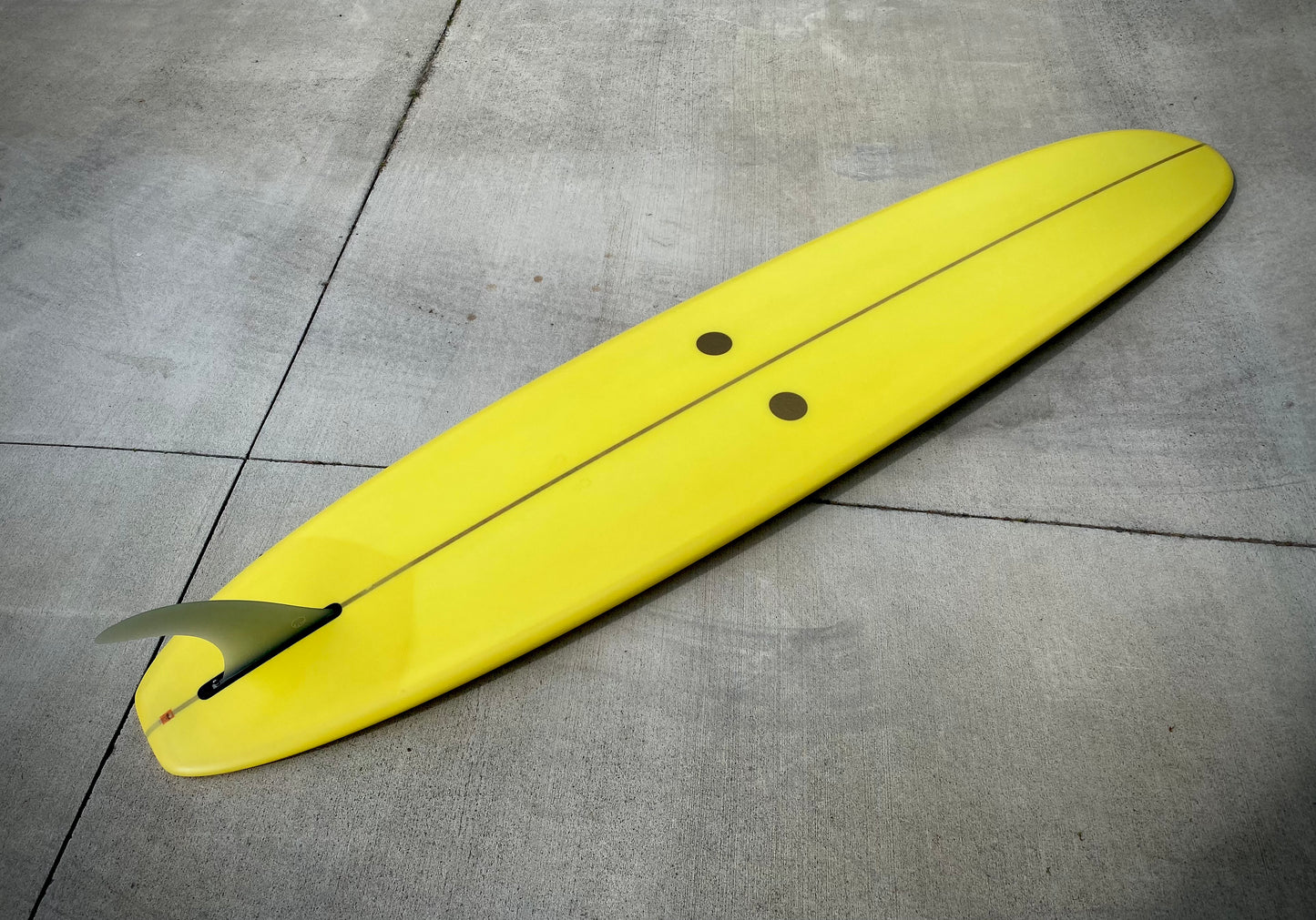 Big Sun Involvement Era Log - 9'7 Square Tail in Yellow Tint