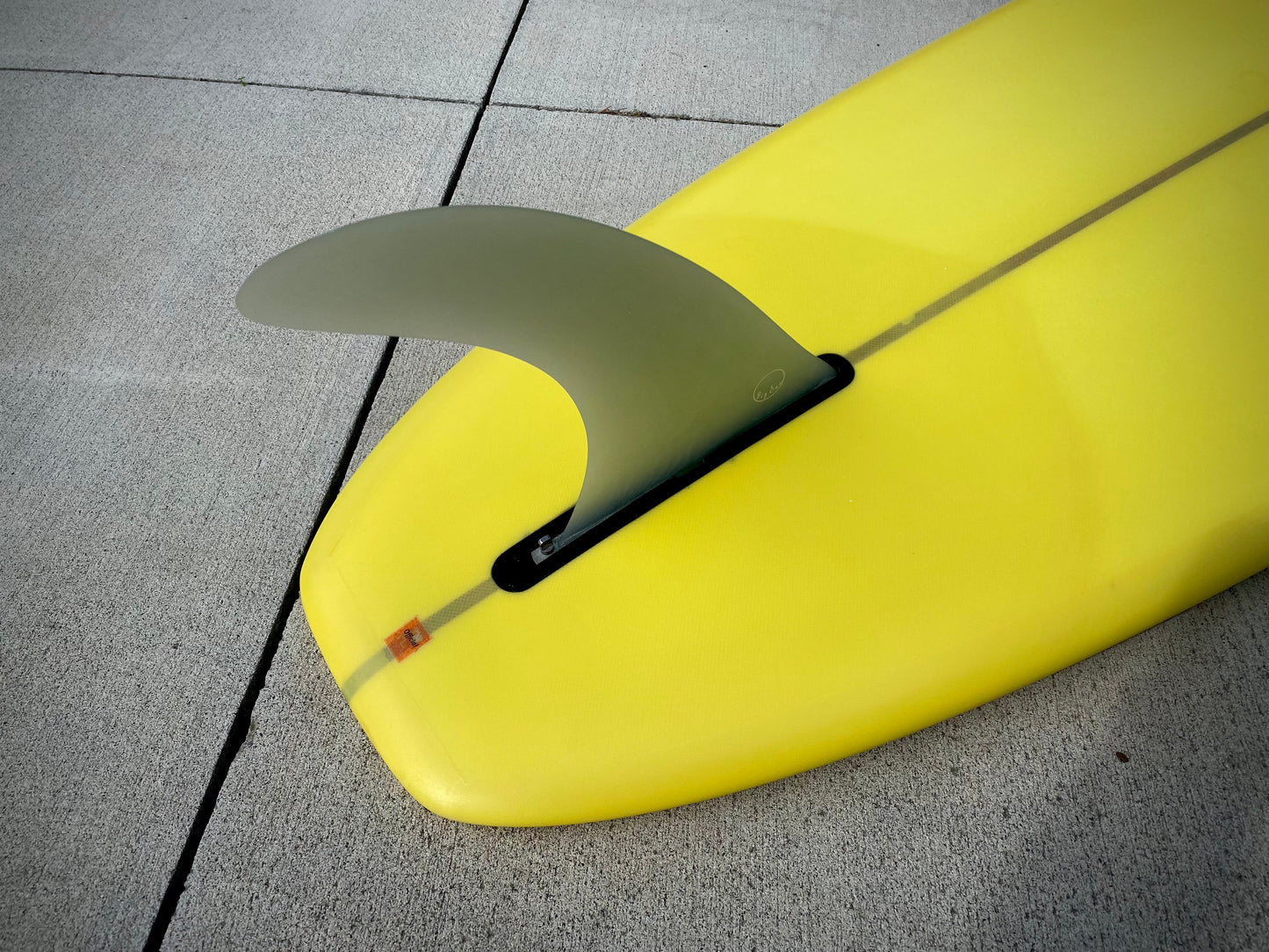 Big Sun Involvement Era Log - 9'7 Square Tail in Yellow Tint
