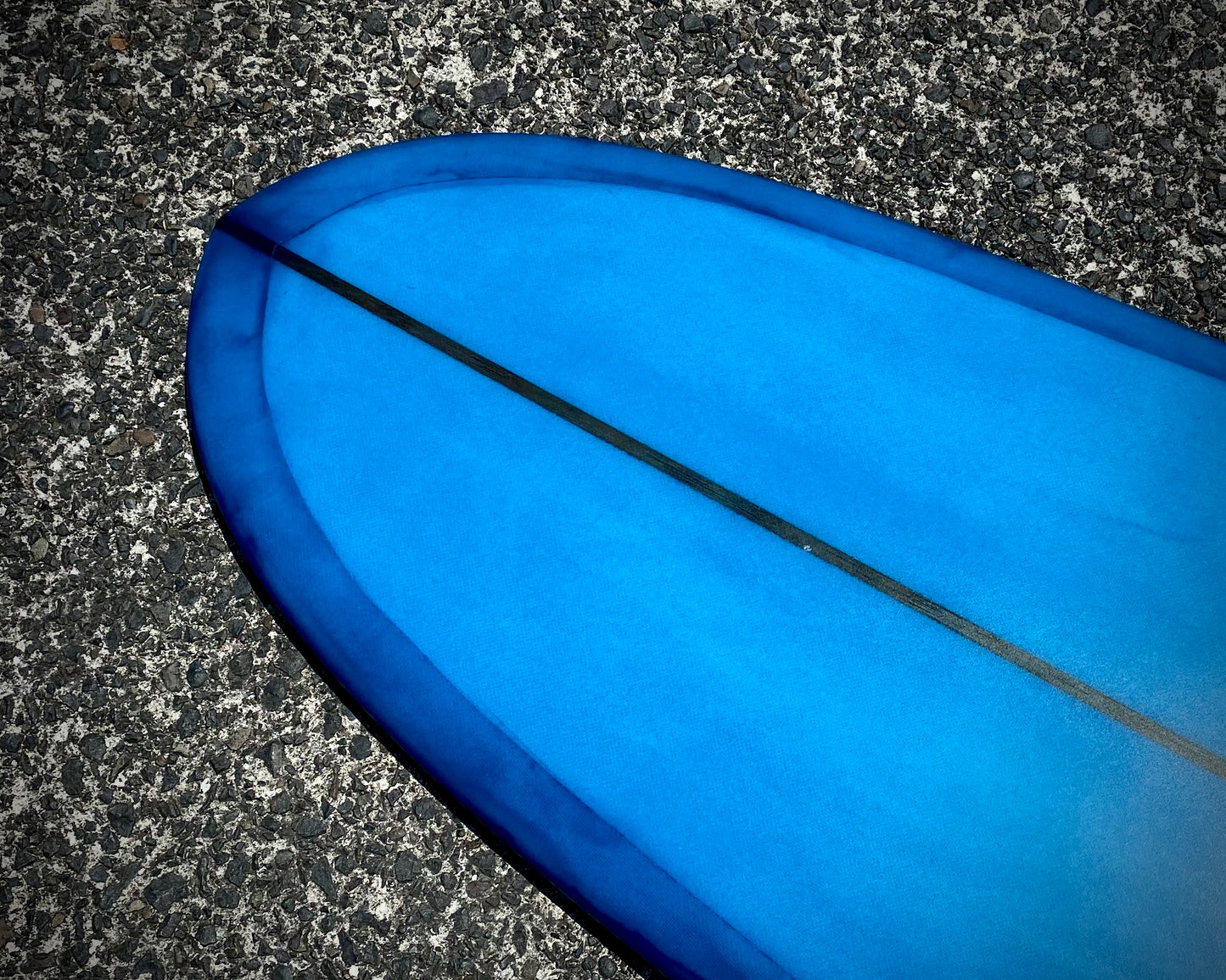 Big Sun Involvement Era Log - 9'7 Cobalt Blue with 10'5 Inch Logger
