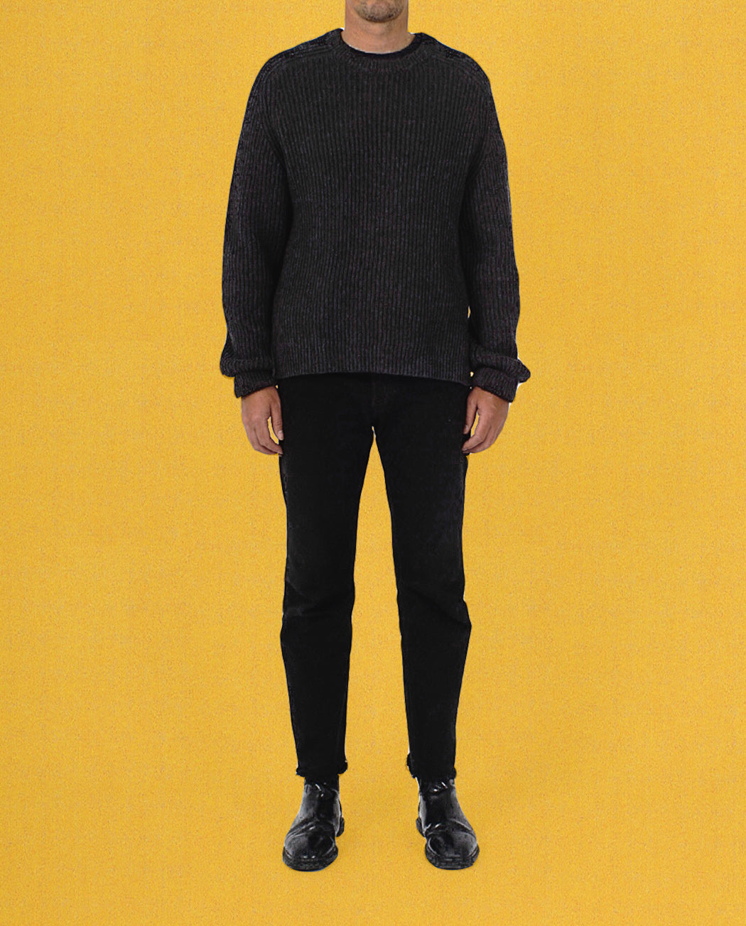 BIG SUN RAGLAN SWEATER