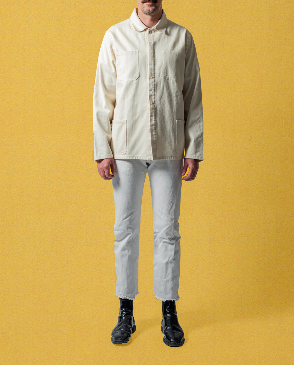 BIG SUN WORKERS JACKET - OFF WHITE