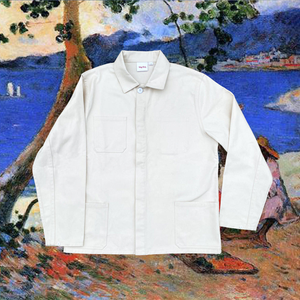 BIG SUN WORKERS JACKET OFF WHITE