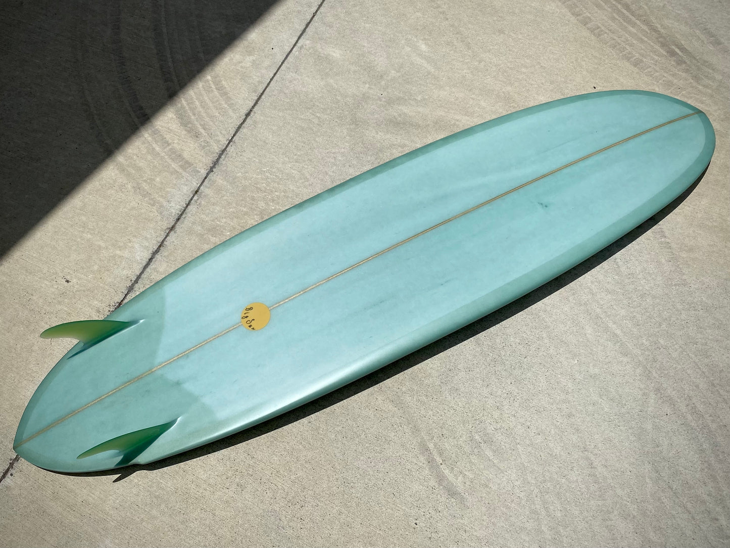 7'2 Twin Pin Midlength - with Glass in 80's Twins