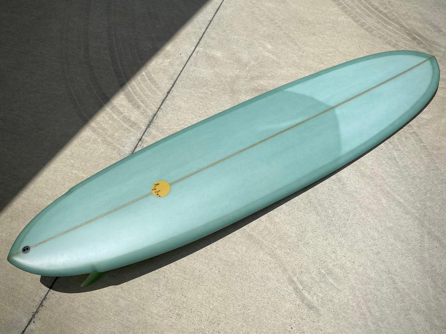 7'2 Twin Pin Midlength - with Glass in 80's Twins