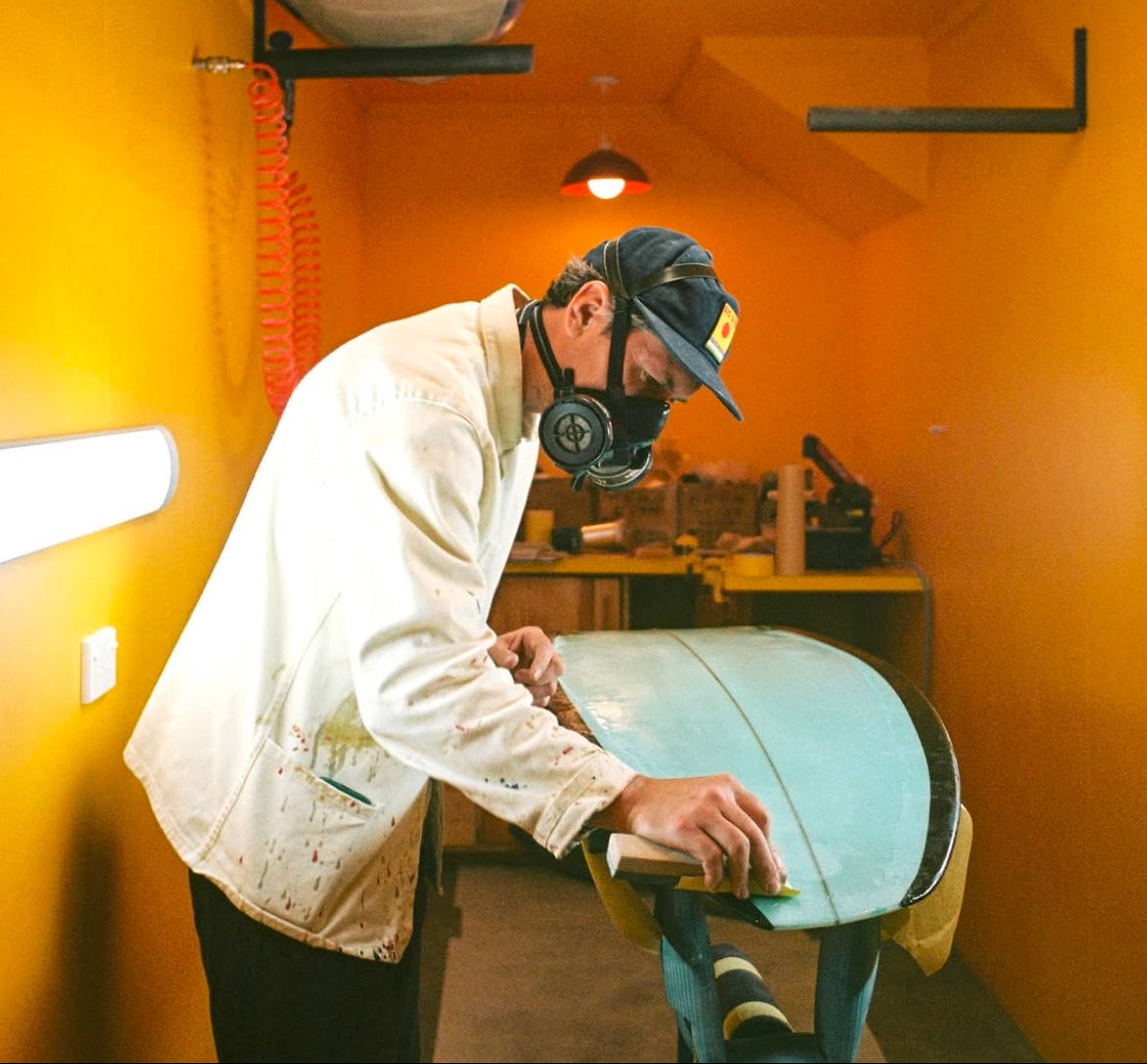BIG SUN WORKERS JACKET - OFF WHITE