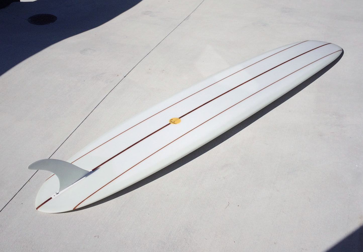 Used Big Log Pin Tail - 9'7 Triple Cedar Stringer with 10'5 Inch Logger