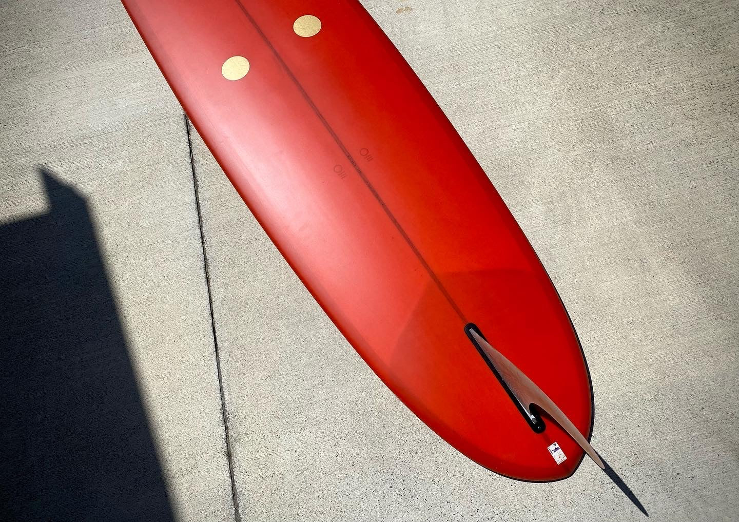 Used | 9'7 Involvement Era Log | Pin Tail | Blood Orange Tint