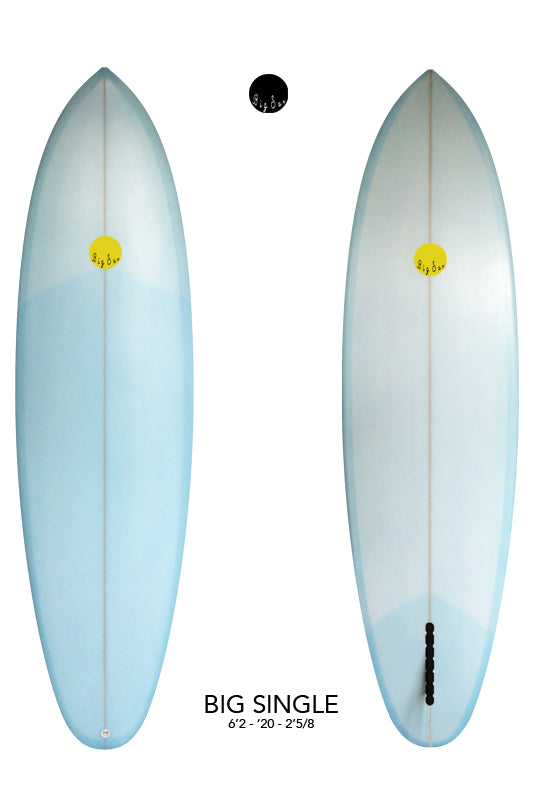 Used Big Single - 6'2 Coral Blue