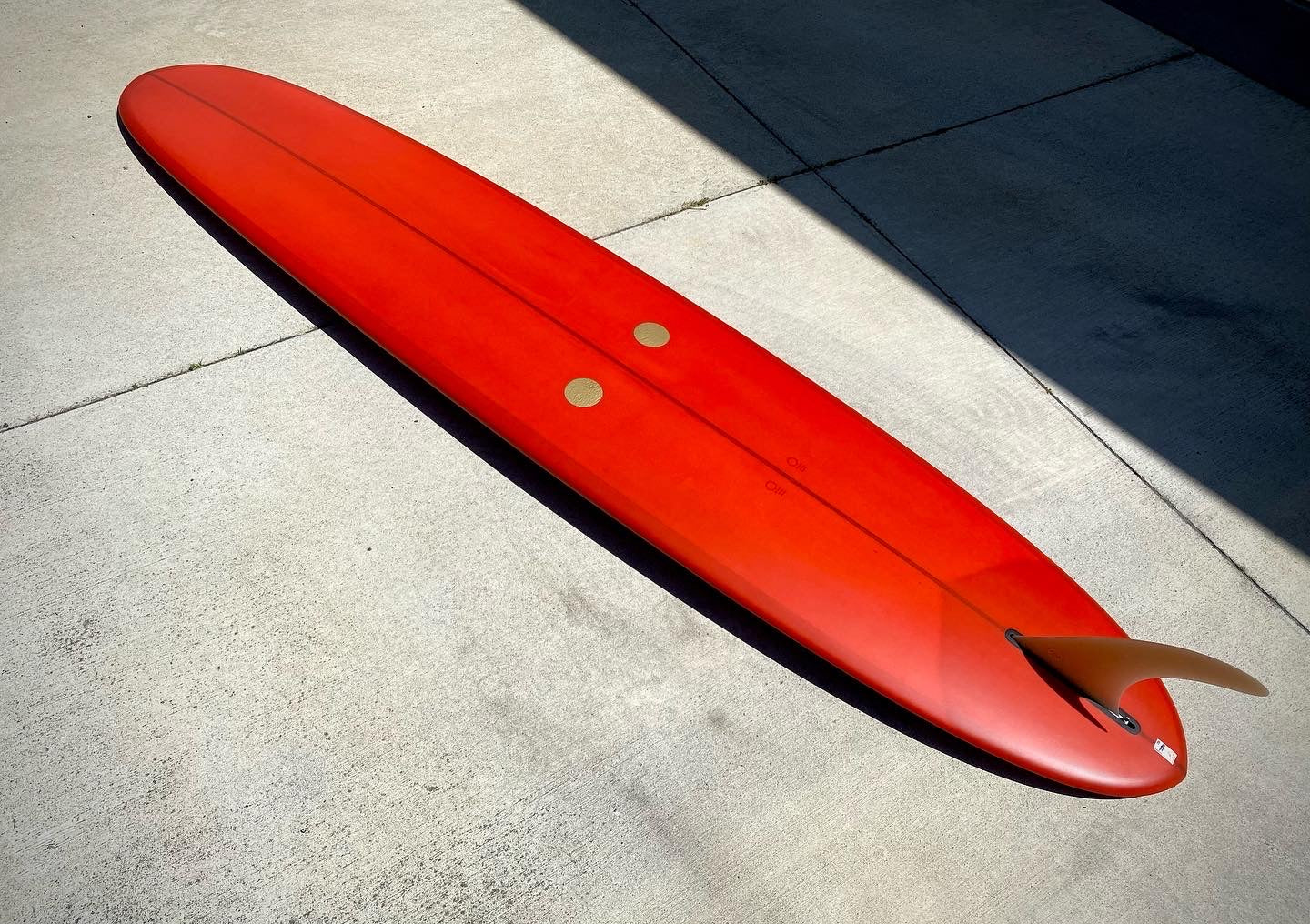 Used | 9'7 Involvement Era Log | Pin Tail | Blood Orange Tint