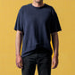 BIG SUN HEMP TEE - NAVY