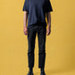 BIG SUN HEMP TEE - NAVY