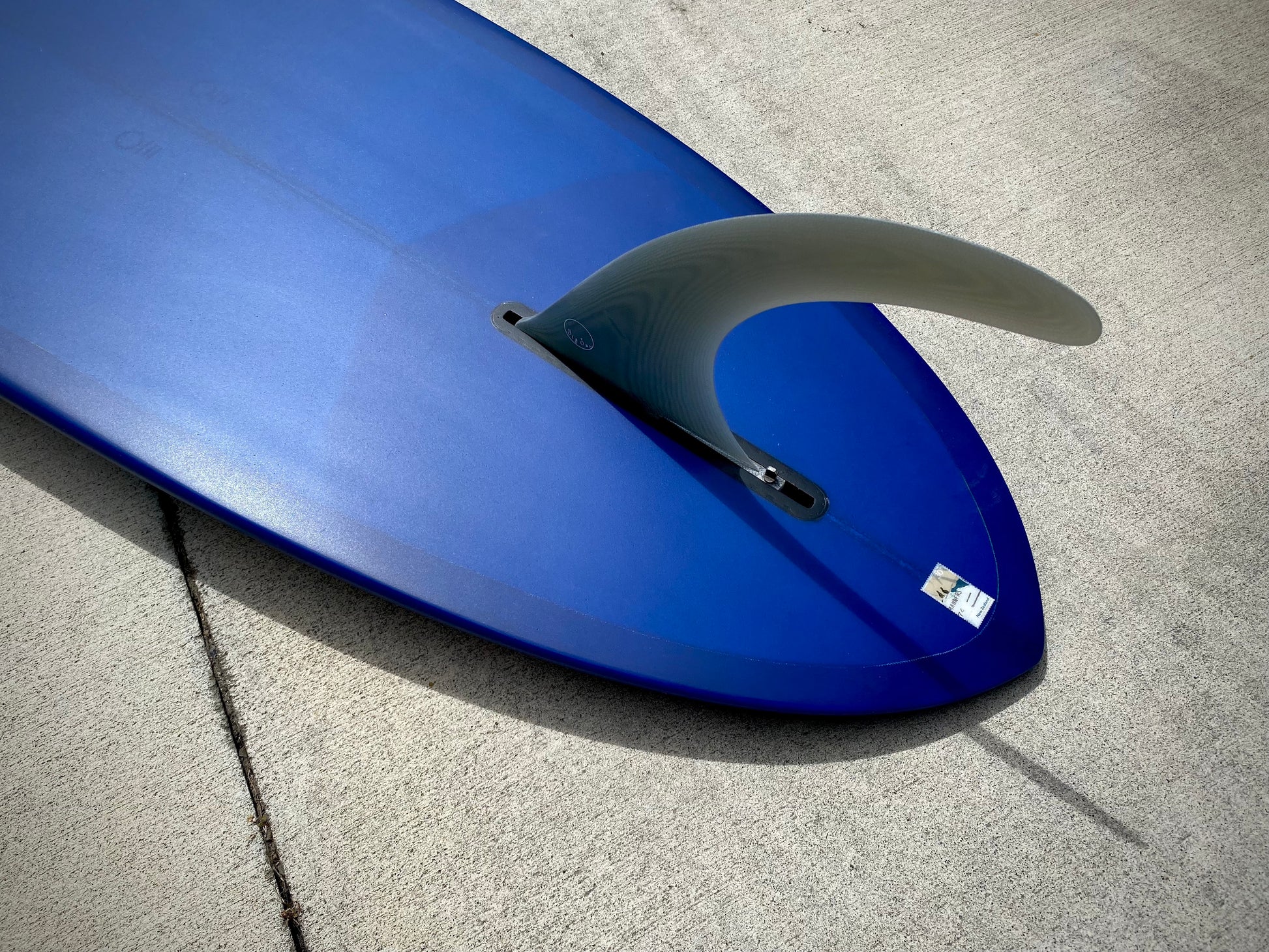 Two Rail Rake Bottom 8'0 Double Ender Down Rail Midlength | 10' Inch Rake | Navy – Big Sun Surf