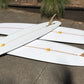 6'4 Clear with White Pin-Line Cutlap