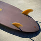 Used 7'8 Twin Pin Midlength - Two Tone with Glass in 80's Twins