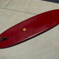 Double Ender Down Rail Midlength - 7'8 Maroon Pigment and 10' inch Rake