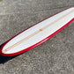 Used Big Log Pin Tail - 9'7 Double Cedar Stringer Ruby Red wrapped bottom