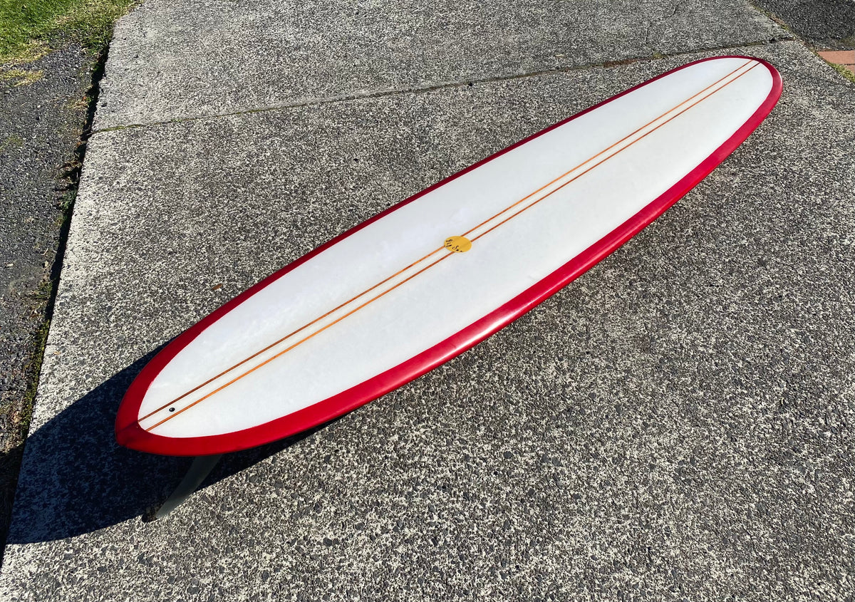 Ruby Stringer Used Big Log Pin Tail - 9'7 Double Cedar Stringer Ruby Red wrapped bot ...