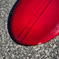 Used Big Log Pin Tail - 9'7 Double Cedar Stringer Ruby Red wrapped bottom